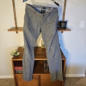 Grey Textured J.Crew Stretch Pants 36Wx32L